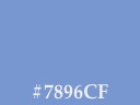 Color swatch of #7896CF.