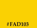 Color swatch of #FAD103.