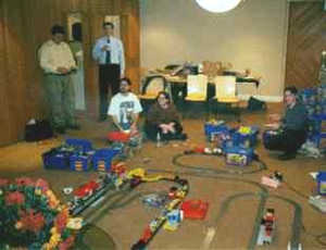 Our completed layout.